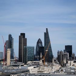 Skyscrapers in city