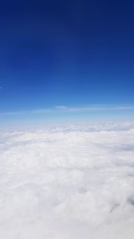 Aerial view of cloudscape