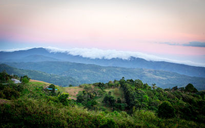 Scenic view of landscape against sky