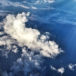 Low angle view of clouds in sky