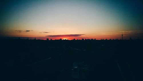 View of sky at sunset