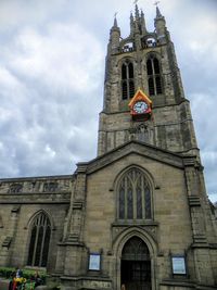 Low angle view of church against sky