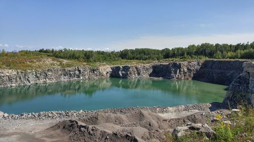 Scenic view of landscape against sky