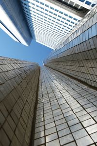 Low angle view of modern building