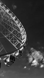 Low angle view of ferris wheel