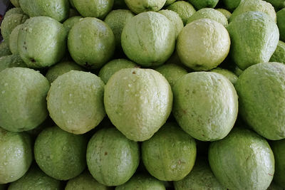 Full frame shot of fruits in market