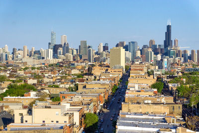 Cityscape against sky