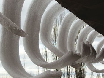 Close-up of spiral staircase