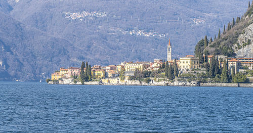 Landscape of varenna in the lake of como