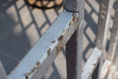 Close-up of rusty metal