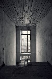 Interior of abandoned house