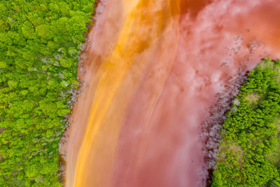 High angle view of landscape