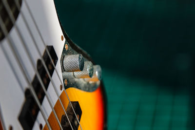 Close-up of guitar