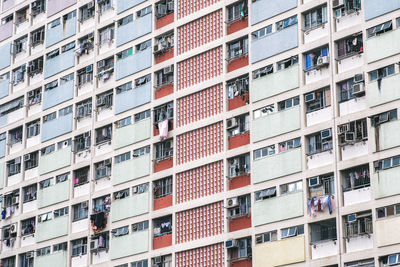 Full frame shot of residential building