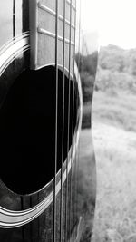 Close-up of guitar