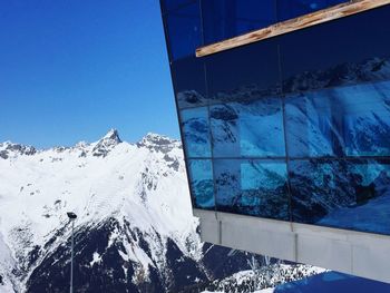 Built structure against blue sky