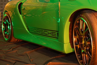 Close-up of vintage car