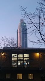 View of skyscrapers against sky