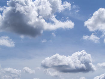 Low angle view of clouds in sky