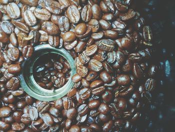 Full frame shot of coffee beans