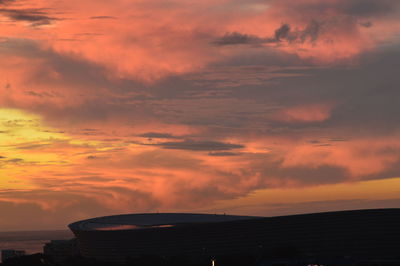 Scenic view of sunset sky