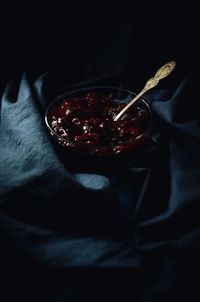 Close-up of chocolate cake