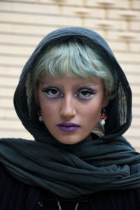 Portrait of young woman