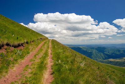 Scenic view of landscape against sky