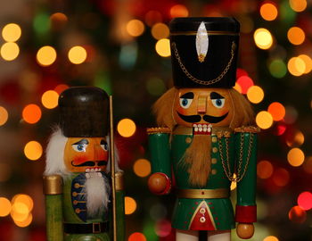 Close-up of christmas decoration