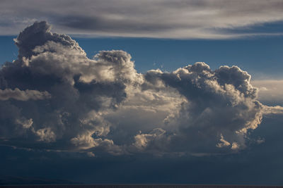 Low angle view of clouds in sky