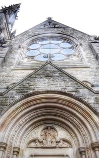 Low angle view of ornate building