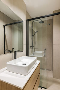 Interior of bathroom