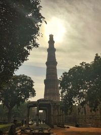 Low angle view of a temple