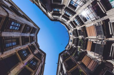 Low angle view of building against sky