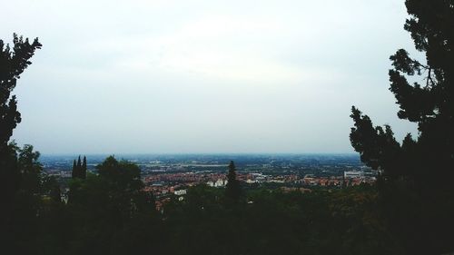 View of cityscape against the sky