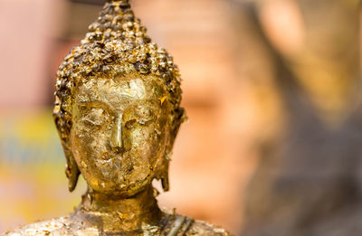 Close-up of buddha statue