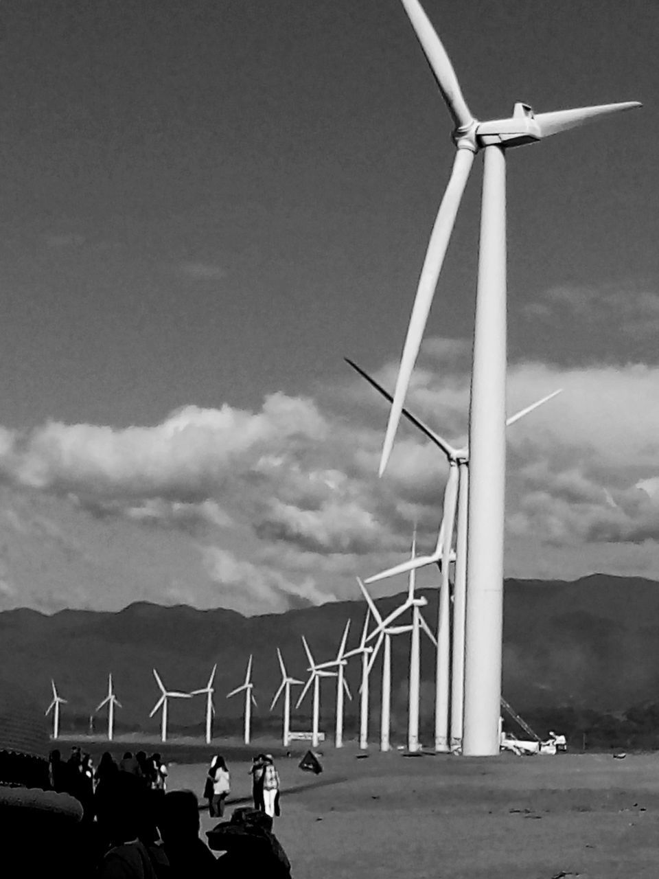 VIEW OF WINDMILL ON LANDSCAPE