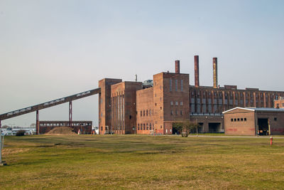 View of suspension bridge