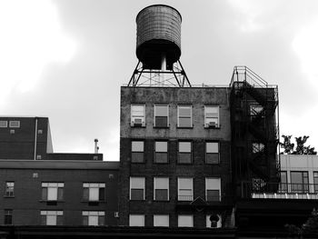 Low angle view of building against sky