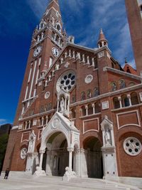 Low angle view of historical building