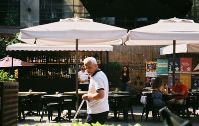 People at restaurant