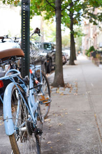 Bicycle on road