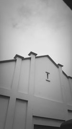 Low angle view of building against sky