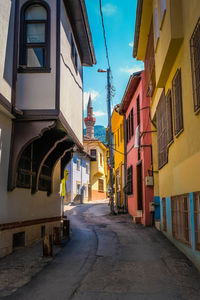 Street amidst buildings in city