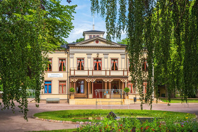 Facade of historic building