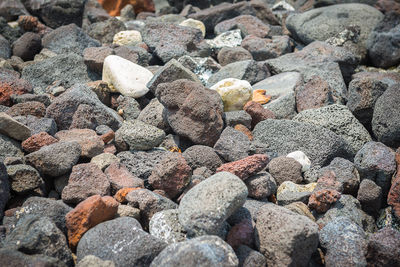 Full frame shot of stones