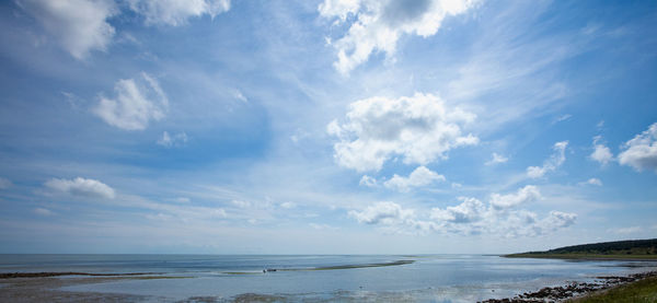 Scenic view of calm sea against sky