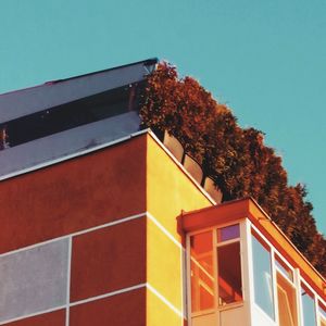 Low angle view of building against sky