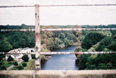 Scenic view of river against sky