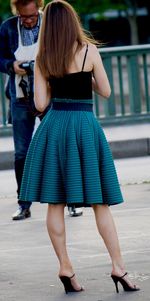 Young woman looking away